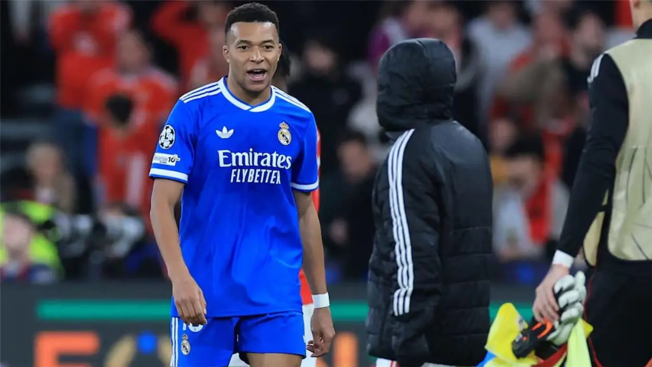 مخاوف ريال مدريد تزداد قبل مواجهة مبابي وبنفيكا في دوري الأبطال